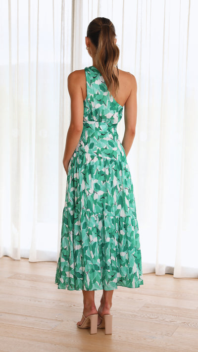 Load image into Gallery viewer, Jayma Maxi Dress - Green Multi - Billy J
