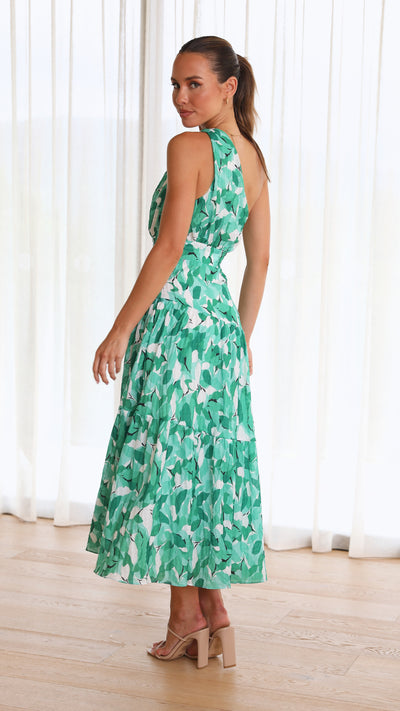 Load image into Gallery viewer, Jayma Maxi Dress - Green Multi
