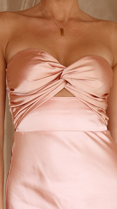 Load image into Gallery viewer, Carmelia Maxi Dress - Salmon/Blush - Billy J
