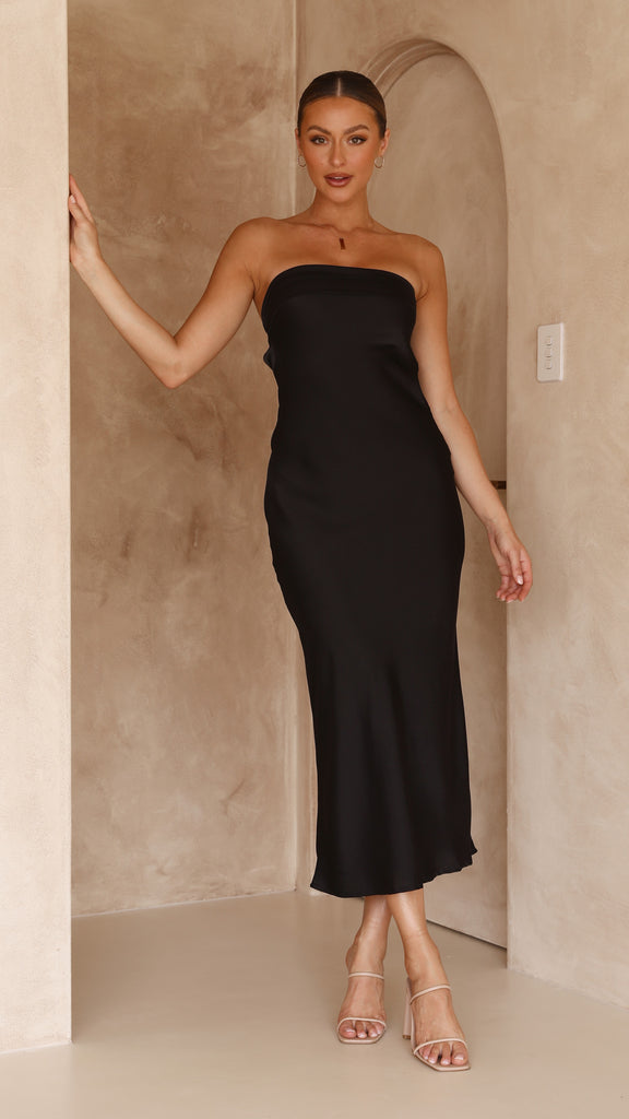Miya Maxi Dress - Black - Buy Women's Dresses - Billy J