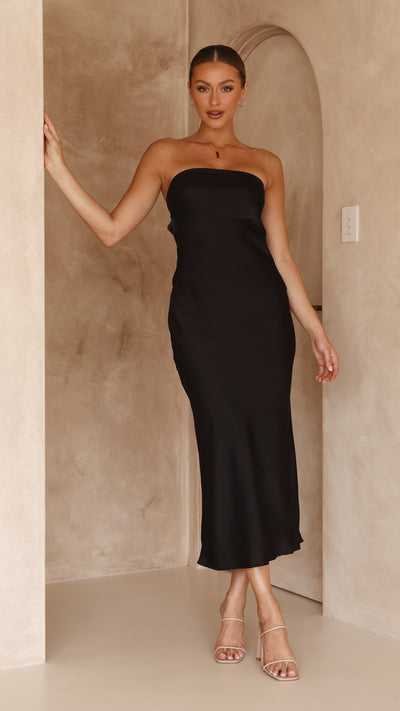 Load image into Gallery viewer, Miya Maxi Dress - Black - Billy J
