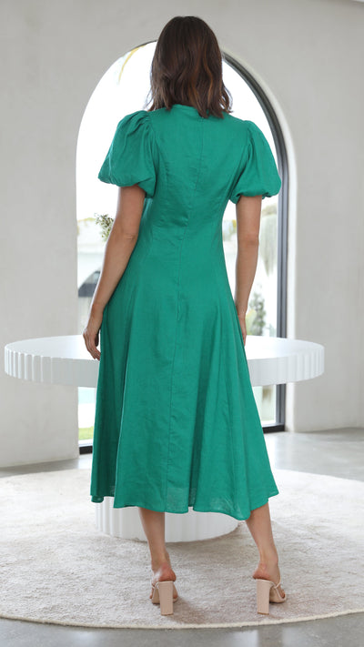 Load image into Gallery viewer, Blaire Midi Dress - Green - Billy J
