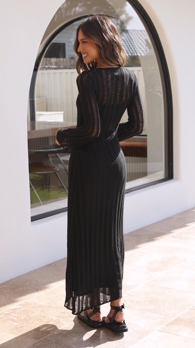 Load image into Gallery viewer, Allure Maxi Dress - Black
