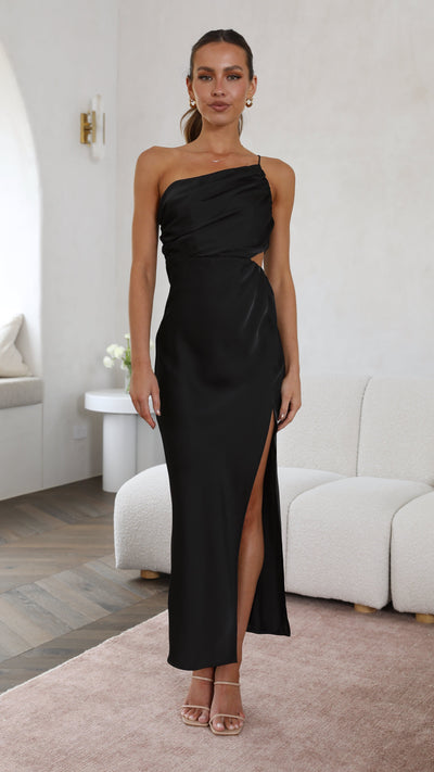 Load image into Gallery viewer, Nyla Maxi Dress - Black - Billy J
