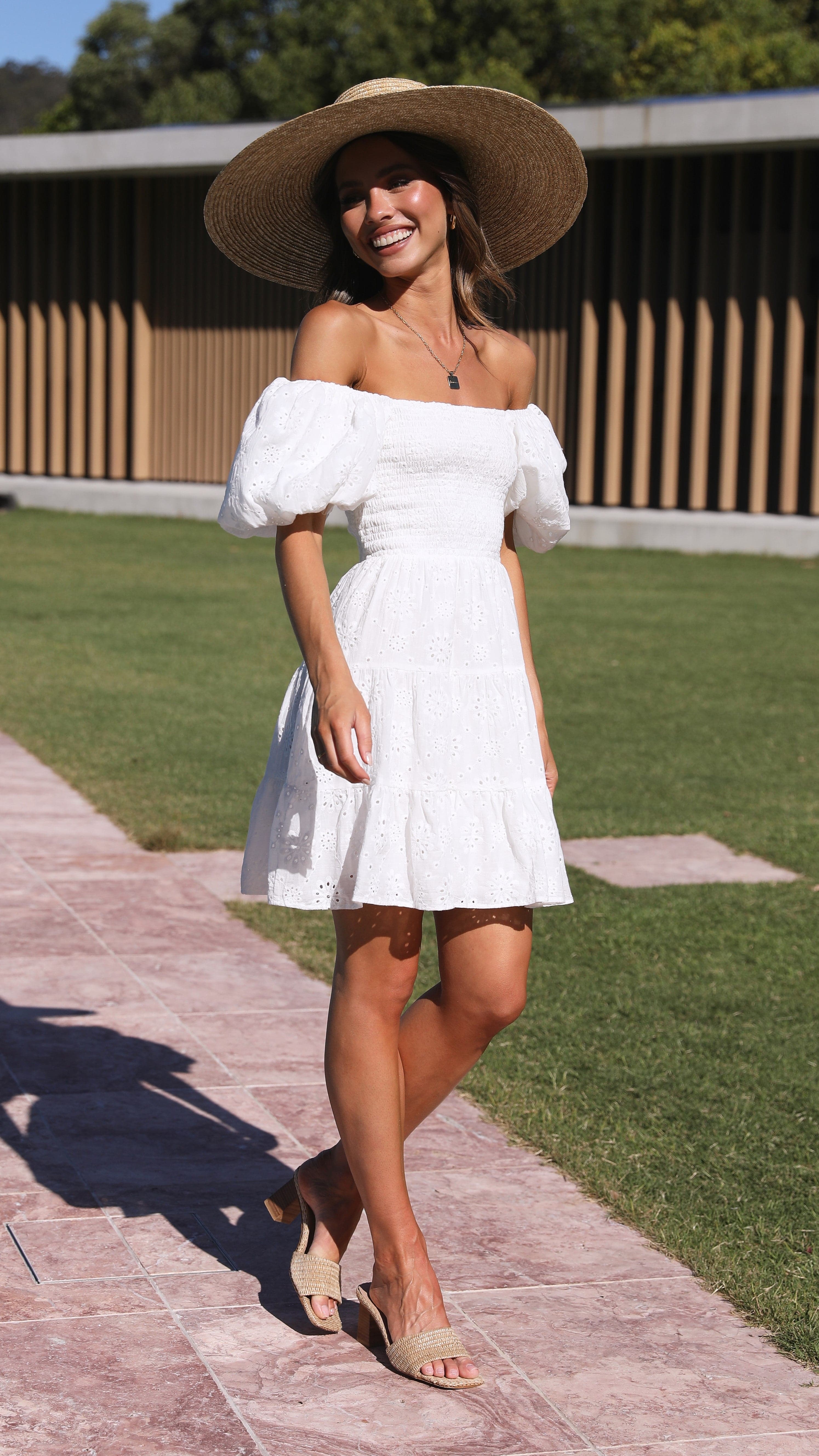 Pippa Mini Dress - White