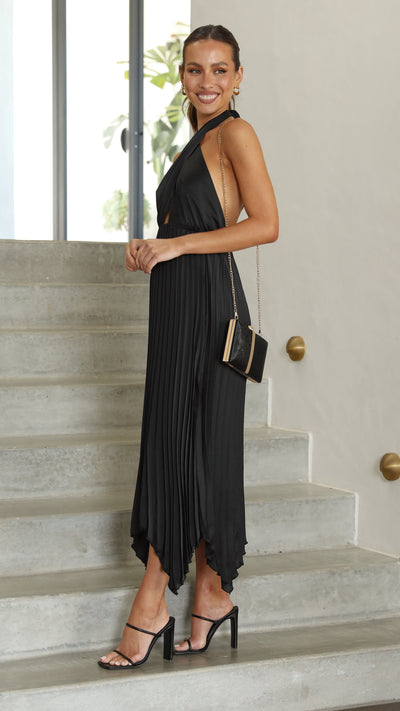 Load image into Gallery viewer, Miami Midi Dress - Black
