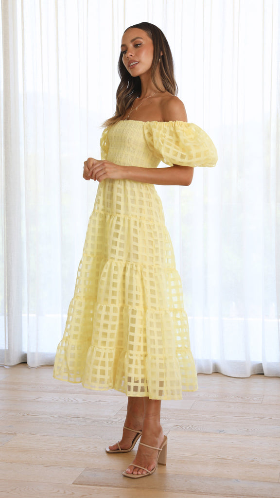Deemi Maxi Dress - Yellow