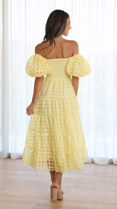 Load image into Gallery viewer, Deemi Maxi Dress - Yellow
