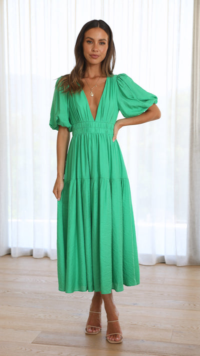 Load image into Gallery viewer, Erin Midi Dress - Green
