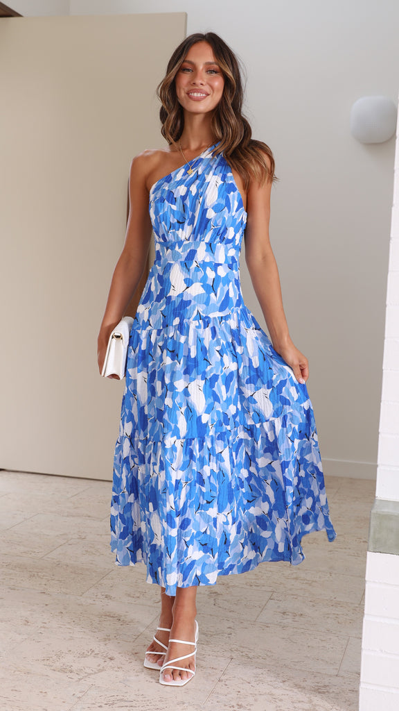 Jayma Maxi Dress - Blue Floral - Billy J