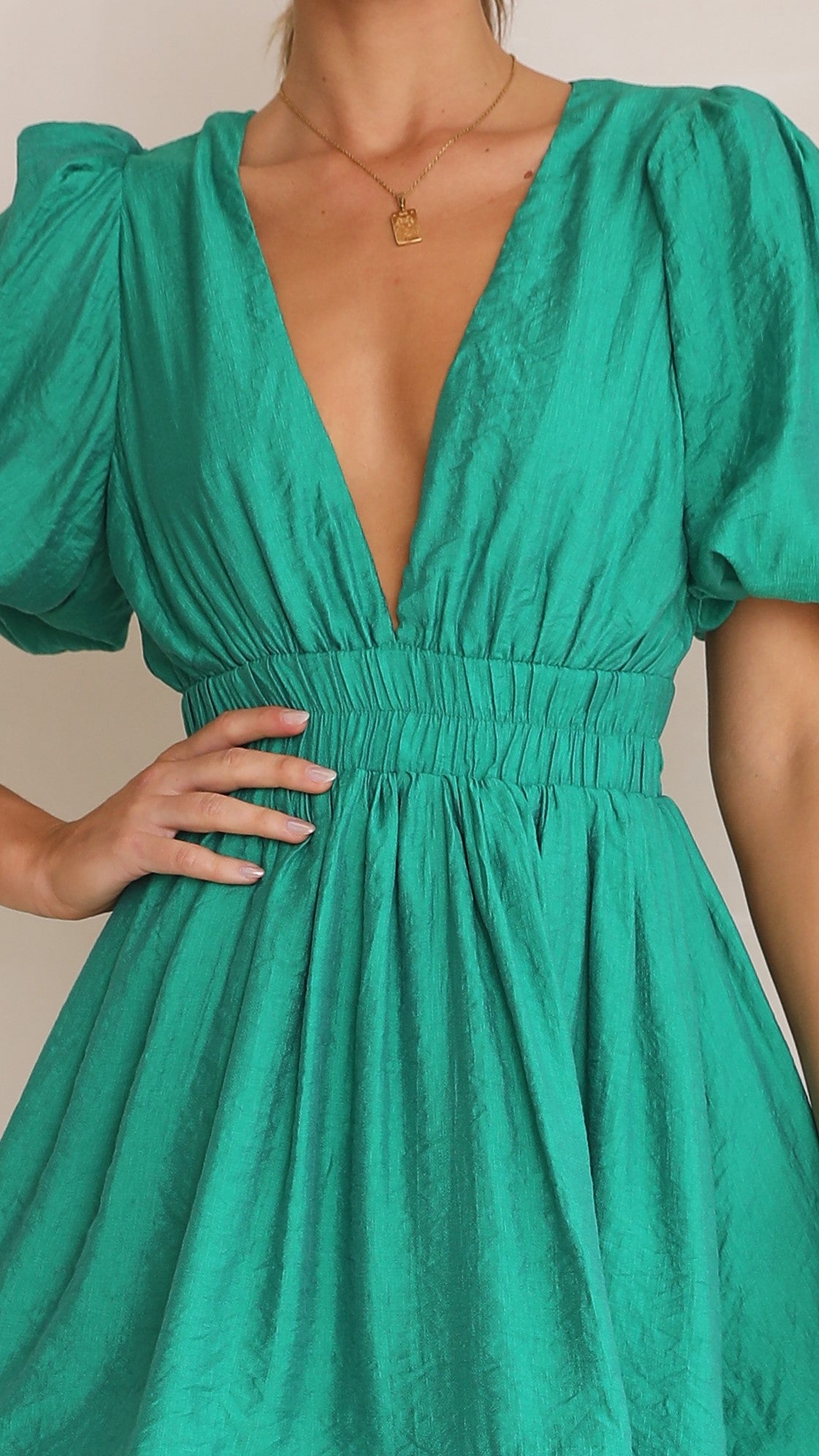 Erin Mini Dress - Emerald - Buy Women's Dresses - Billy J Erin Mini Dress - Emerald - Buy Women's Dresses - Billy J