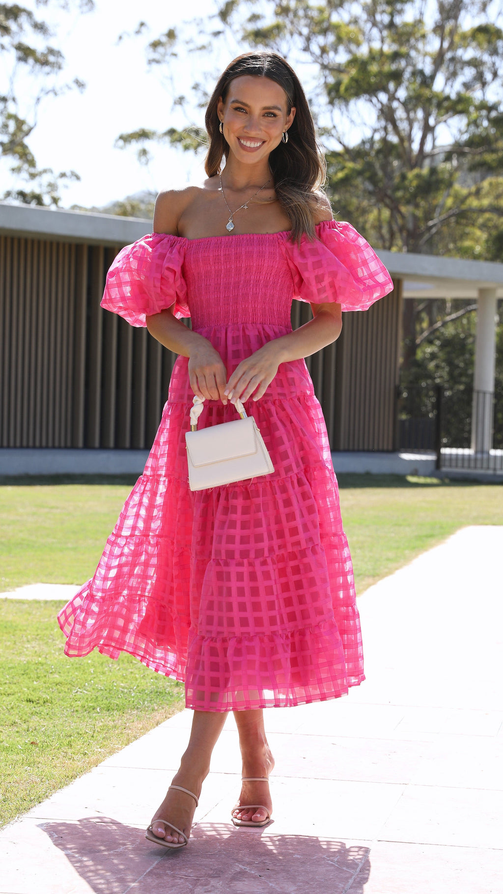 Deemi Maxi Dress - Hot Pink