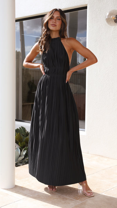 Load image into Gallery viewer, Frances Maxi Dress - Black
