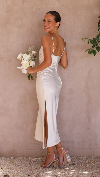Load image into Gallery viewer, Monte Midi Dress - Ivory

