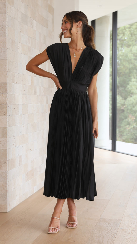Gina Maxi Dress - Black