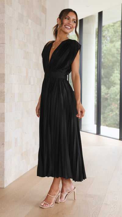 Load image into Gallery viewer, Gina Maxi Dress - Black
