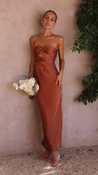 Load image into Gallery viewer, Izy Maxi Dress - Copper
