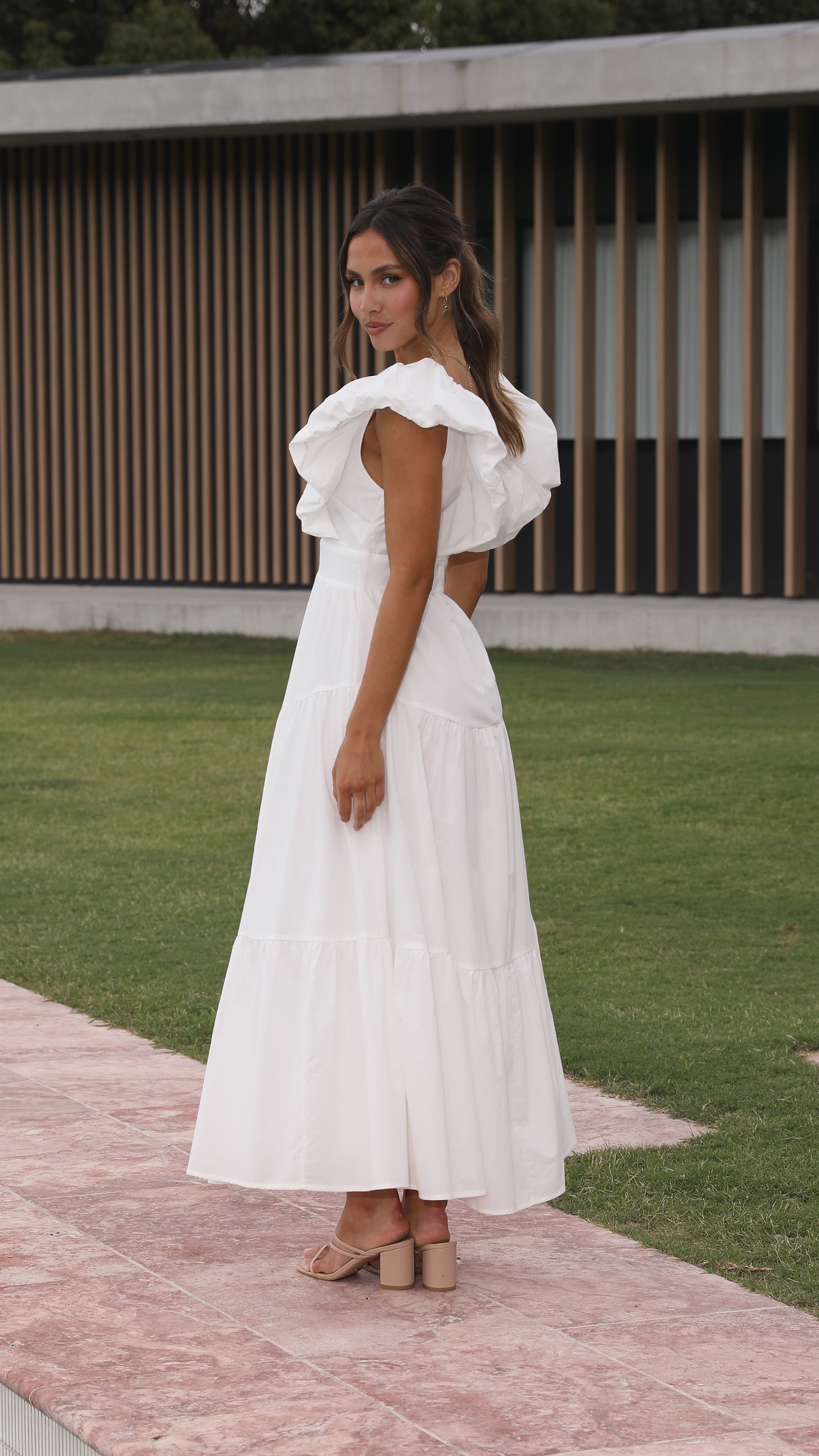 Emma Maxi Dress - White - Billy J