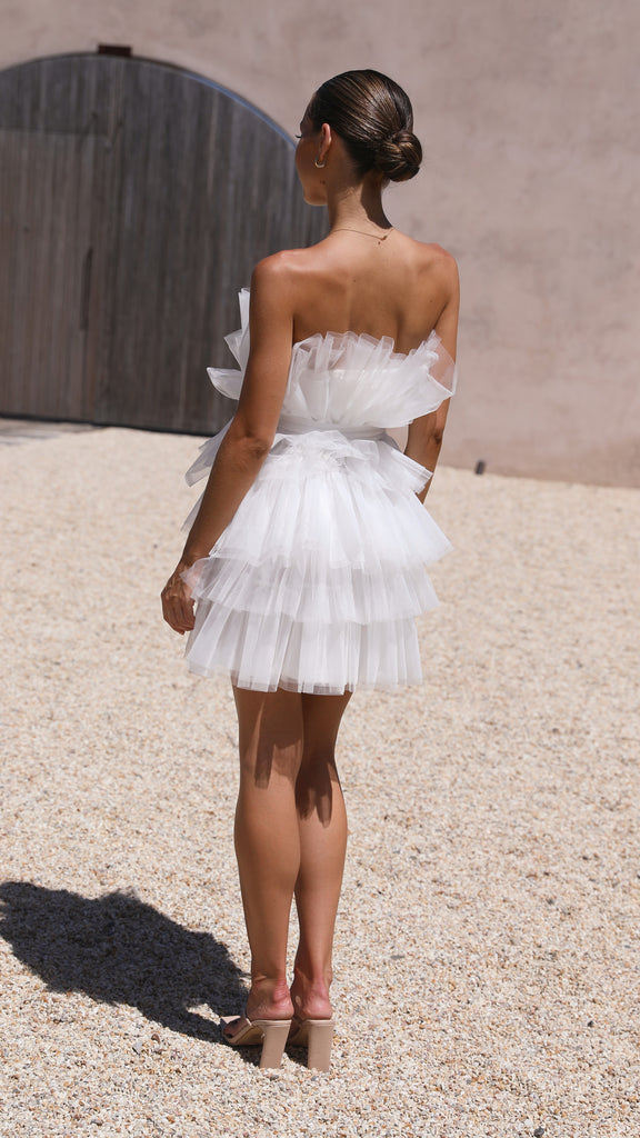 Carrie Mini Dress - White