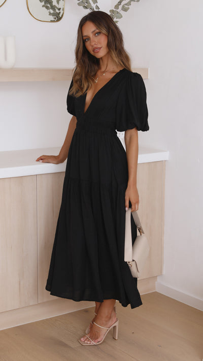 Erin Midi Dress - Black - Buy Women's Dresses - Billy J