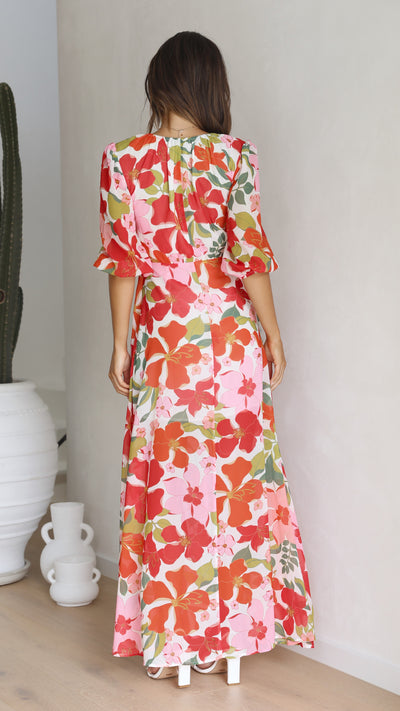 Load image into Gallery viewer, Del Mare Maxi Dress - Floral - Billy J
