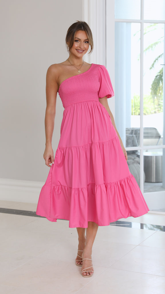 Frankie Maxi Dress - Hot Pink