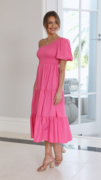 Load image into Gallery viewer, Frankie Maxi Dress - Hot Pink
