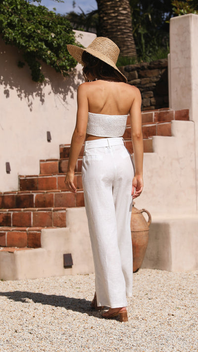 Load image into Gallery viewer, Odette Pants - White
