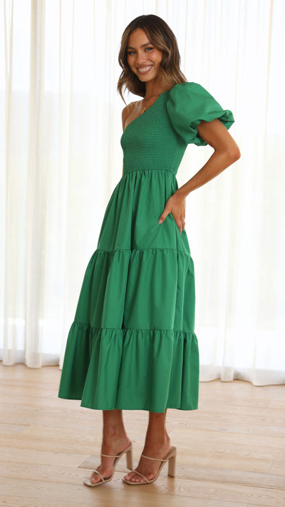Load image into Gallery viewer, Frankie Maxi Dress - Emerald - Billy J
