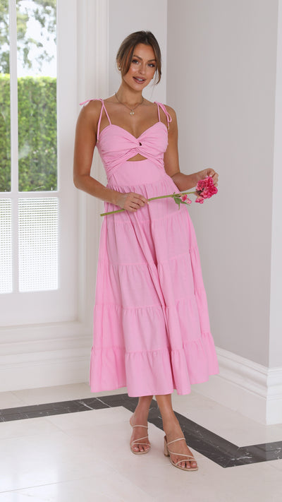 Load image into Gallery viewer, Armani Midi Dress - Pink

