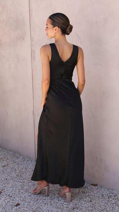Load image into Gallery viewer, Taylor Maxi Dress - Black - Billy J
