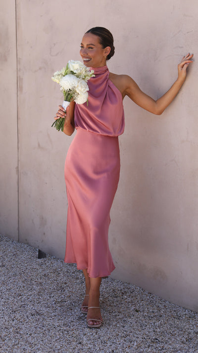 Load image into Gallery viewer, Esther Maxi Dress - Baked Rose - Billy J
