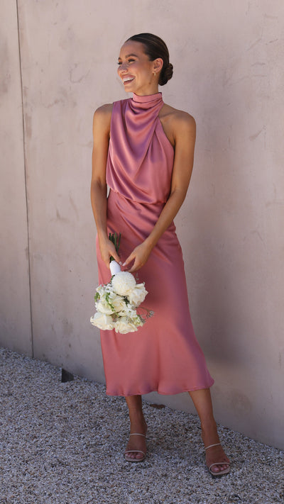 Load image into Gallery viewer, Esther Maxi Dress - Baked Rose

