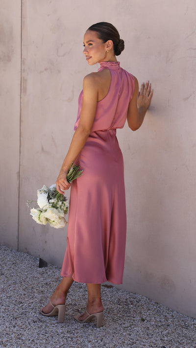 Load image into Gallery viewer, Esther Maxi Dress - Baked Rose - Billy J
