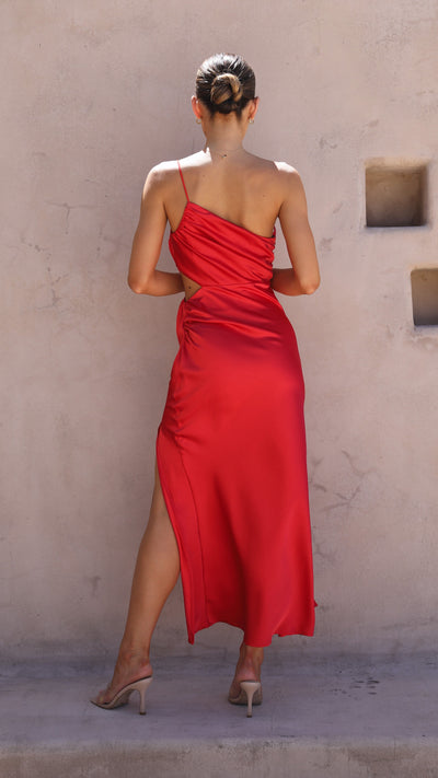 Load image into Gallery viewer, Nyla Maxi Dress - Red
