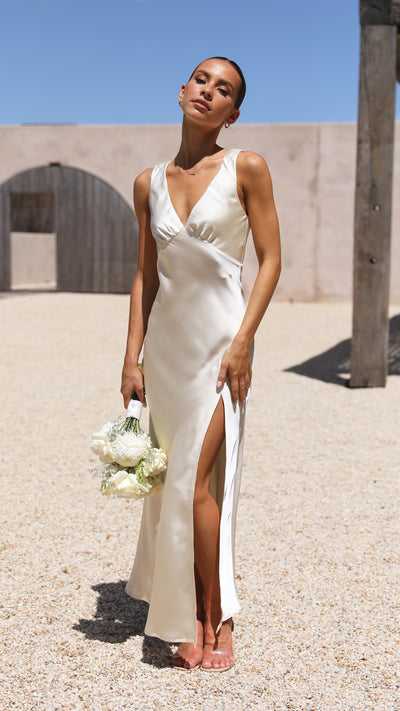Load image into Gallery viewer, Taylor Maxi Dress - Ivory
