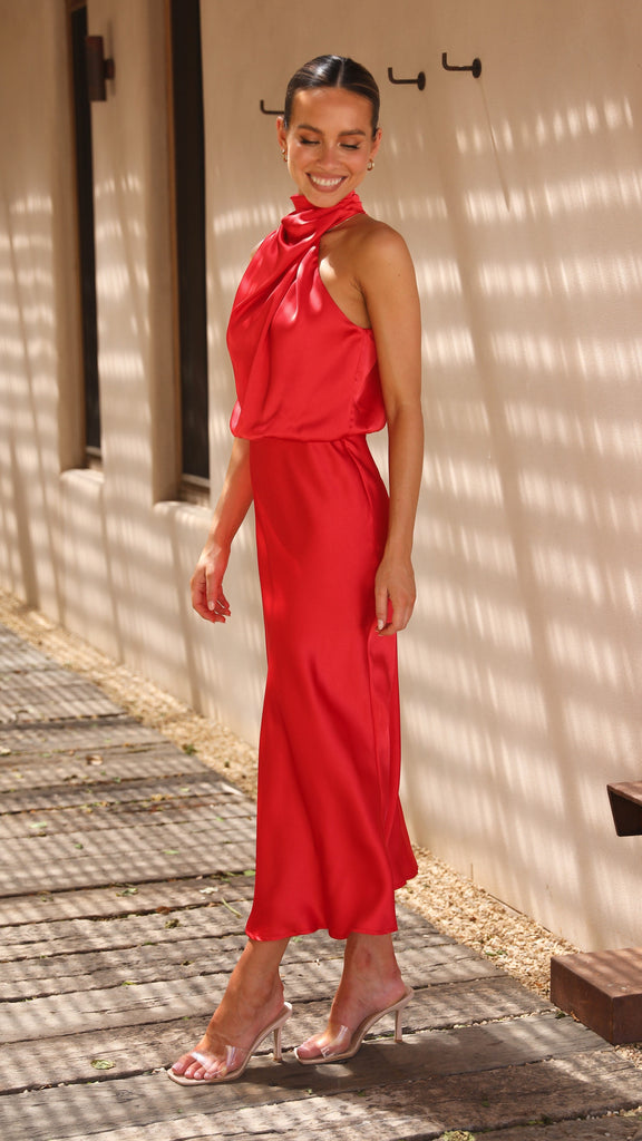 Esther Maxi Dress - Red