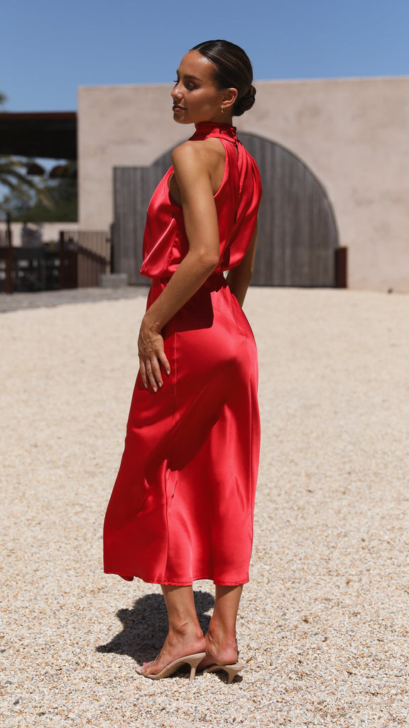 Esther Maxi Dress - Red - Billy J