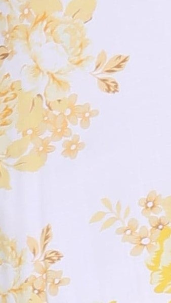 Saraya Top and Skirt Set - Yellow Floral