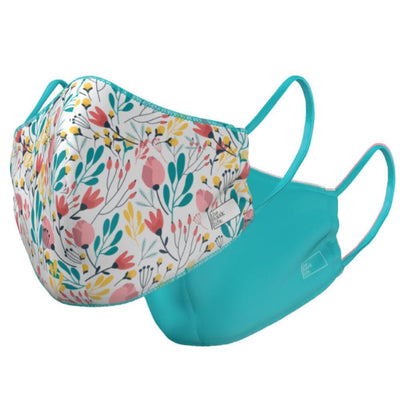 Load image into Gallery viewer, Soft Reversible Face Mask - Floral Days
