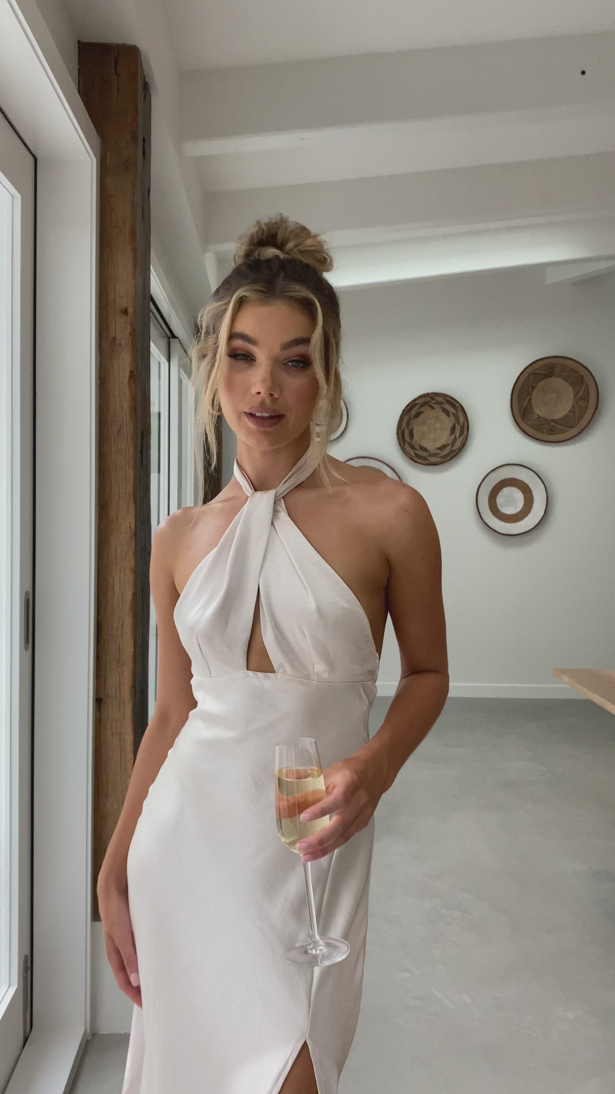 Amalia Maxi Dress - Champagne