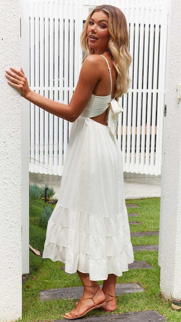 Addilyn Midi Dress - White