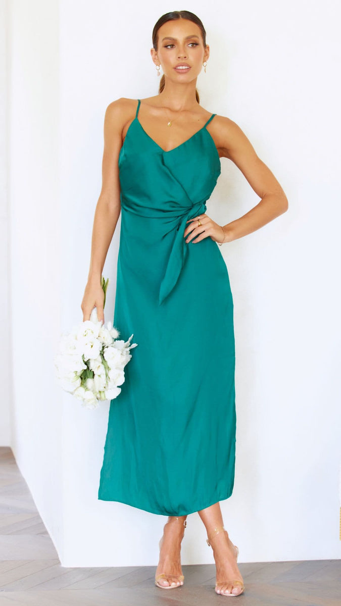 Kensington Dress - Emerald - Buy Women's Dresses - Billy J