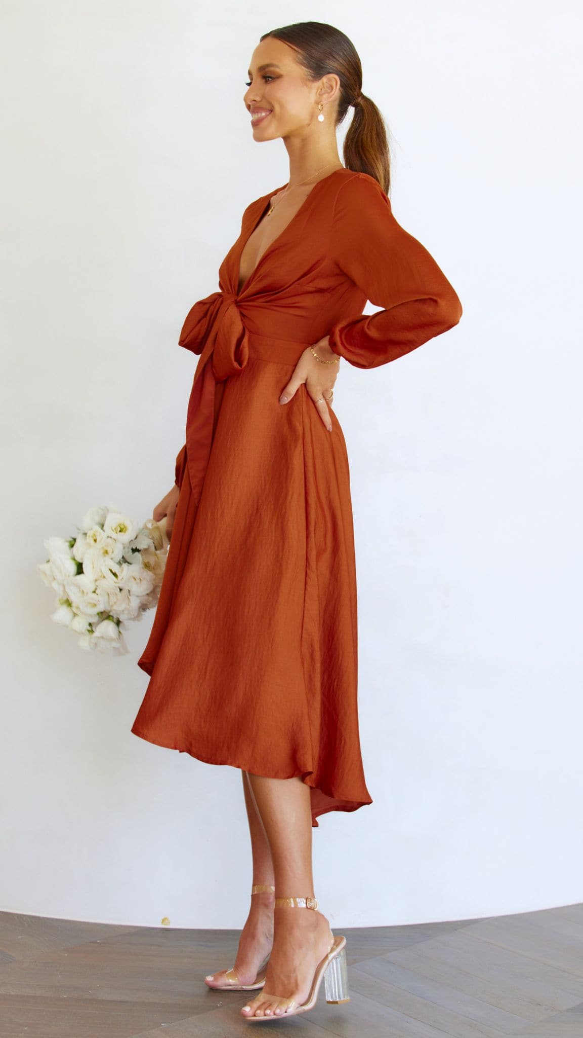 Starry Nights Dress - Rust - Billy J