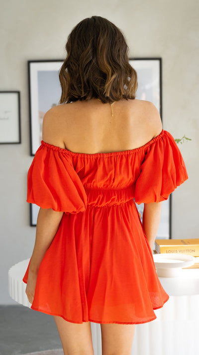 Load image into Gallery viewer, Adi Mini Dress - Orange
