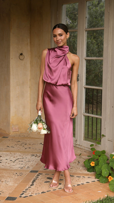 Load image into Gallery viewer, Esther Maxi Dress - Plum
