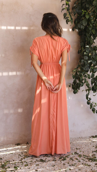 Load image into Gallery viewer, Marilyn Maxi Dress - Tangerine
