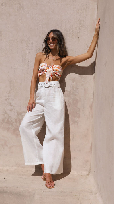 Load image into Gallery viewer, Odette Pants - White

