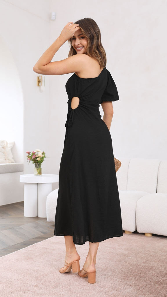 Suzie Midi Dress - Black