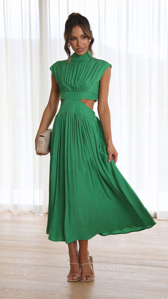 Cindie Midi Dress - Green - Buy Women's Dresses - Billy J